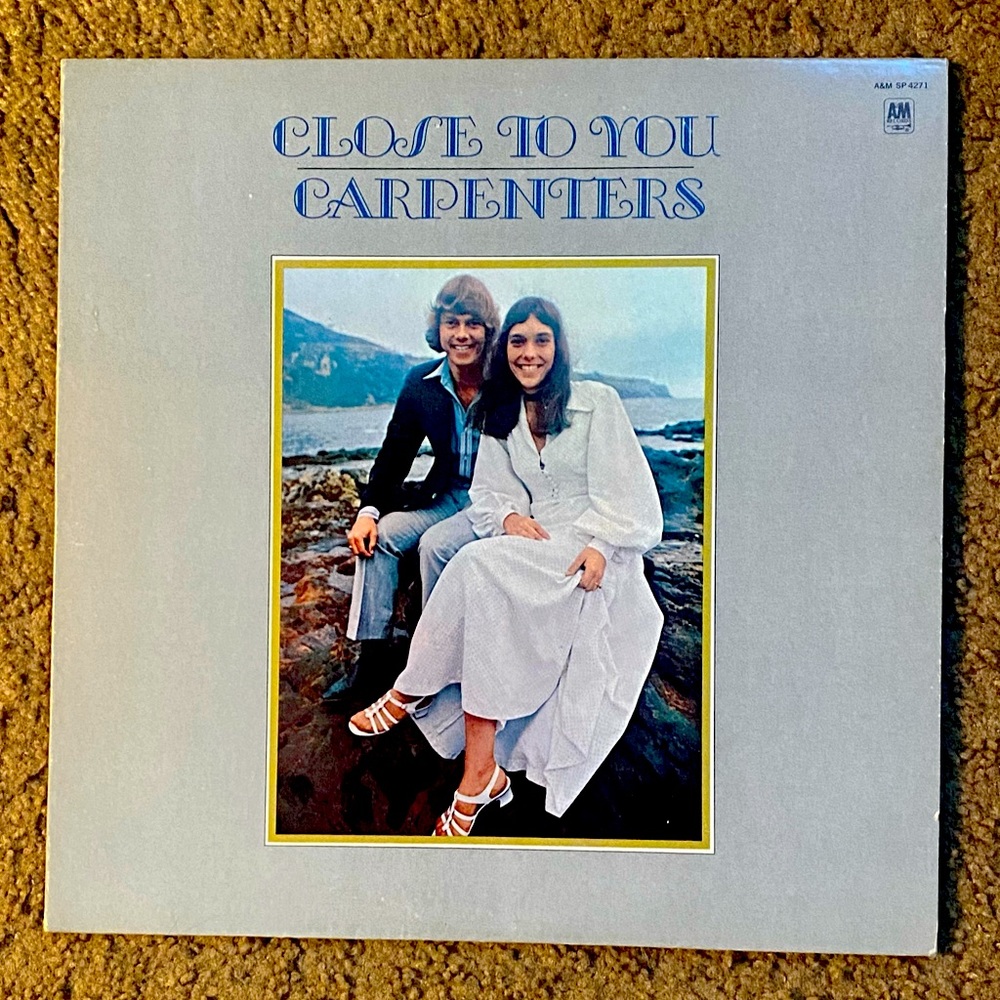 CARPENTERS - CLOSE TO YOU Vinyl Record 1970